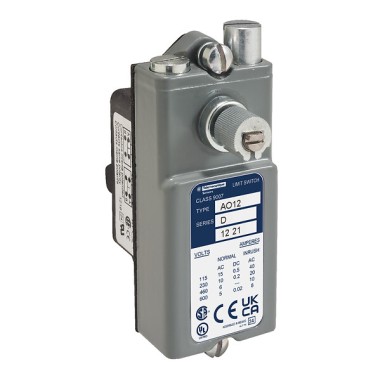 9007AO12 - Telemecanique - Limit switch, 9007, 600 VAC 15amp ao +options