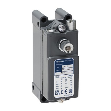9007AW12M11 - Telemecanique - Limit switch, 9007, 600 VAC 15amp aw +options