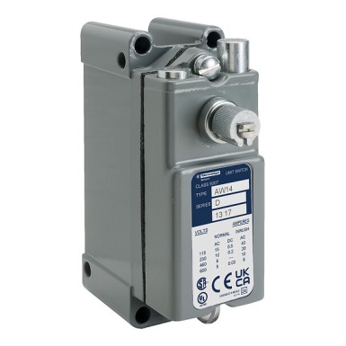9007AW18M11 - Telemecanique - Limit switch, 9007, 600 VAC 10amp aw +options