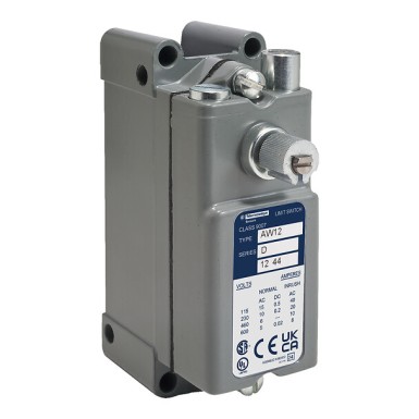 9007AW19 - Telemecanique - Limit switch, 9007, 600 VAC 10amp aw +options
