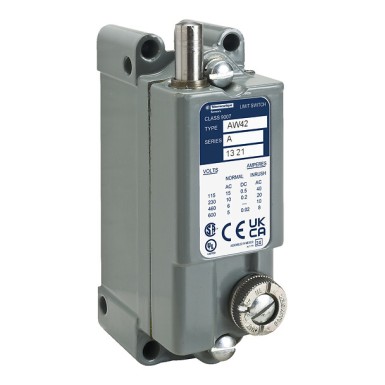 9007AW42 - Telemecanique - Limit switch, 9007, 600 VAC 15amp aw +options