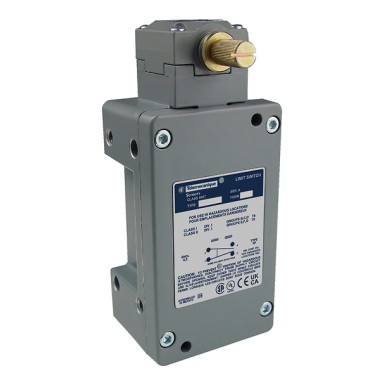 9007CR53A2 - Telemecanique - Limit switch, 9007, 9007CR 1 NO/NC, rotary head, CW+CCW, low differential