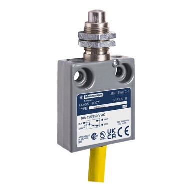 9007MS06S0506 - Telemecanique - Limit switch, 9007, 240 VAC 10amp ms + options