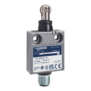 9007MS12S0054 - Telemecanique - Limit switch, 9007, 240 VAC 10amp ms +options