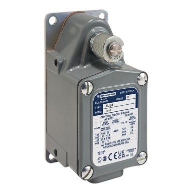 9007TUB10 - Telemecanique - Limit switch, 9007, 600 VAC 12amp t +options