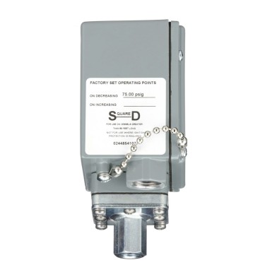 9012GAW5 - Pressure switch 9012G, adjustable scale - Telemecanique - Pressure switch 9012G, adjustable scale, 2 thresholds, 3.0 to 150 PSIG - Telemecanique - 2