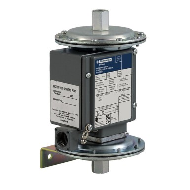 9012GGW21 - Pressure switch 9012G, adjustable scale - Telemecanique - Pressure switch 9012G, adjustable scale, 2 thresholds, 0 to 75 PSIG - Telemecanique - 0