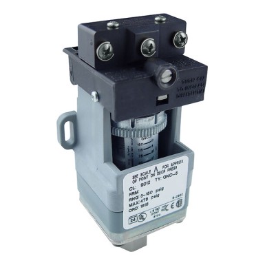 9012GRO4 - Pressure switch 9012G, fixed scale - Telemecanique - Pressure switch 9012G, fixed scale, 1 threshold, 1.5 to 75 PSIG - Telemecanique - 0