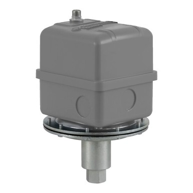 9016GVG1J09E - Telemecanique - Electromechanical vacuum switch, 9016GVG, adjustable scale, 2 thresholds, Set 3 to 8 InHg