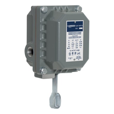 9036DW31C - Telemecanique - Float switch, Pumptrol, open tank, NEMA 4, pedestal mounted, 2 NC DPST DB contacts