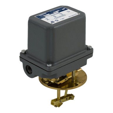 9038DW8 - Telemecanique - Mechanical alternator, Pumptrol, mech closed tank, NEMA 4, flange top mounted, 4 NC DPST DB contacts