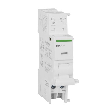 A9A26947 - Shunt trip release with OC contact, Acti9, iMX+OF, voltage release, 48 V AC - Schneider Electric - Shunt trip release with OC contact, Acti9, iMX+OF, voltage release, 48 V AC - Schneider Electric - 0