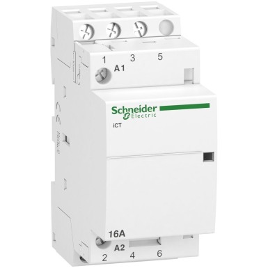 A9C22813 - Acti9, iCT contactor 16A 3NO 230...240VAC 50Hz - Schneider Electric - Acti9, iCT contactor 16A 3NO 230...240VAC 50Hz - Schneider Electric - 0