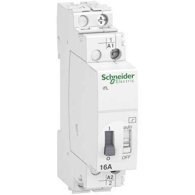 A9C30811 - impulse relay iTL - 1P - 1NO - 16A - coil 110 VDC - 230...240 VAC 50/60Hz - Schneider Electric - impulse relay iTL - 1P - 1NO - 16A - coil 110 VDC - 230...240 VAC 50/60Hz - Schneider Electric - 0