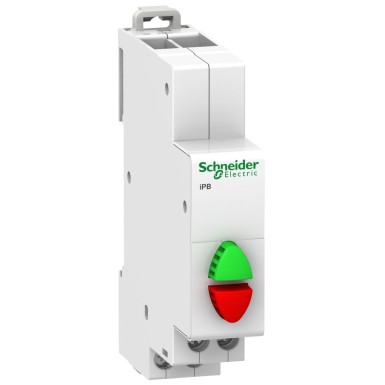 A9E18034 - Acti9 iPB 1NO1NC double push button green/red - Schneider Electric - Acti9 iPB 1NO1NC double push button green/red - Schneider Electric - 0