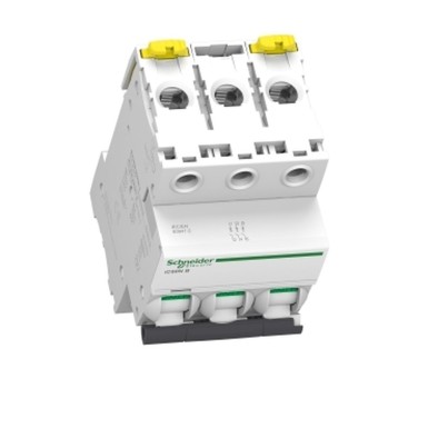 A9F73363 - Miniature circuit breaker (MCB), Acti9 iC60N, 3P, 63A, B curve, 6000A (IEC/EN 60898-1), 10kA (IEC/EN 60947-2) - Schneider Electric - Miniature circuit breaker (MCB), Acti9 iC60N, 3P, 63A, B curve, 6000A (IEC/EN 60898-1), 10kA (IEC/EN 60947-2) - Schneider Electric - 4