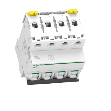 A9F75406 - Miniature circuit breaker (MCB), Acti9 iC60N, 4P, 6A, D curve, 6000A (IEC/EN 60898-1), 10kA (IEC/EN 60947-2) - Schneider Electric - Miniature circuit breaker (MCB), Acti9 iC60N, 4P, 6A, D curve, 6000A (IEC/EN 60898-1), 10kA (IEC/EN 60947-2) - Schneider Electric - 2