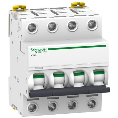 A9F92472 - Miniature circuit breaker (MCB), Acti9 iC60L, 4P, 1.6A, Z curve, 15000A (IEC/EN 60947-2), 100kA (IEC/EN 60947-2) - Schneider Electric - Miniature circuit breaker (MCB), Acti9 iC60L, 4P, 1.6A, Z curve, 15000A (IEC/EN 60947-2), 100kA (IEC/EN 60947-2) - Schneider Electric - 0