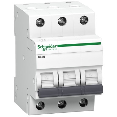 A9K01306 - ACTI9 K60N 3P 6A B  MINIATURE CIRCUIT BREAKER - Schneider Electric - ACTI9 K60N 3P 6A B  MINIATURE CIRCUIT BREAKER - Schneider Electric - 0