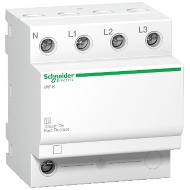 A9L15693 - Modular surge arrester iPF K 20 - 3 poles + N - 340V - A9L15693 - Schneider Electric - Modular surge arrester iPF K 20 - 3 poles + N - 340V - A9L15693 - Schneider Electric - 0