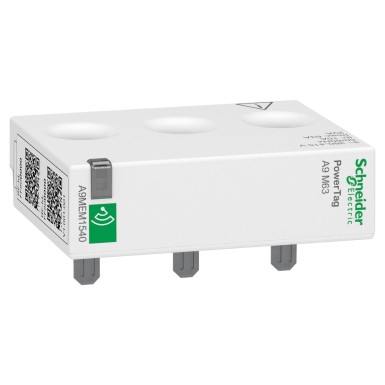 A9MEM1540 - Energy sensor, PowerTag Monoconnect 63A 3P top and bottom position - Schneider Electric - Energy sensor, PowerTag Monoconnect 63A 3P top and bottom position - Schneider Electric - 0