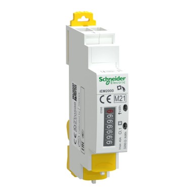 A9MEM2000 - Acti9 iEM - mono energy meter - 40A - MID - Schneider Electric - Acti9 iEM - mono energy meter - 40A - MID - Schneider Electric - 0