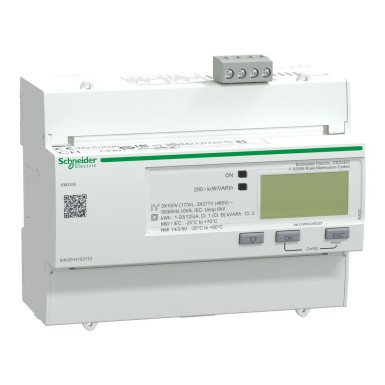 A9MEM3355 - IEM3355 energy meter 125 A Modbus 1 digital I 1 digital O multitariff MID - Schneider Electric - IEM3355 energy meter 125 A Modbus 1 digital I 1 digital O multitariff MID - Schneider Electric - 0