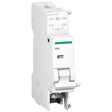 A9N26971 - Trip unit for MNx opening pushbutton 380-415VAC 3A 415VAC - 6A 240VAC - Schneider Electric - Trip unit for MNx opening pushbutton 380-415VAC 3A 415VAC - 6A 240VAC - Schneider Electric - 0