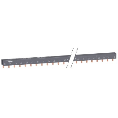 A9XPH557 - Acti9 iC60 - comb with teeth - 3 x N+P - 100A - 57 modules of 18mm - Schneider Electric - Acti9 iC60 - comb with teeth - 3 x N+P - 100A - 57 modules of 18mm - Schneider Electric - 0