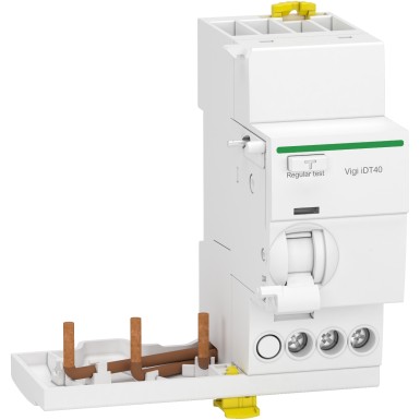 A9Y82340 - Acti9 iDT40 - Vigi differential module - iDT40 feeder - 3P 40A 30mA type AC - Schneider Electric - Acti9 iDT40 - Vigi differential module - iDT40 feeder - 3P 40A 30mA type AC - Schneider Electric - 0