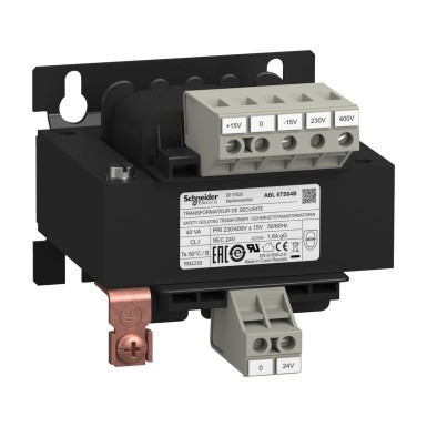 ABL6TS04B - Phaseo - voltage transformer - 230..400V - 1x24V - 40VA - Schneider Electric - Phaseo - voltage transformer - 230..400V - 1x24V - 40VA - Schneider Electric - 0