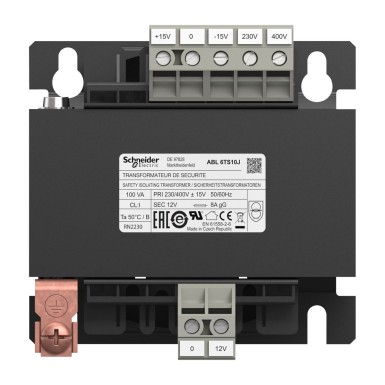 ABL6TS10J - Voltage transformer 230..400 V 1 x 12 V 100 VA - Schneider Electric - Voltage transformer 230..400 V 1 x 12 V 100 VA - Schneider Electric - 4