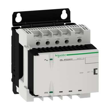 ABL8FEQ24010 - Phaseo - filtered and rectified power supply - single/two-phase - 400Vac - 24V - 1A - Schneider Electric - Phaseo - filtered and rectified power supply - single/two-phase - 400Vac - 24V - 1A - Schneider Electric - 0