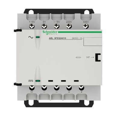 ABL8FEQ24010 - Phaseo - filtered and rectified power supply - single/two-phase - 400Vac - 24V - 1A - Schneider Electric - Phaseo - filtered and rectified power supply - single/two-phase - 400Vac - 24V - 1A - Schneider Electric - 5