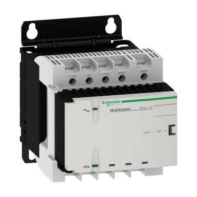 ABL8FEQ24020 - Phaseo - filtered and rectified power supply - single/two-phase - 400Vac - 24V - 2A - Schneider Electric - Phaseo - filtered and rectified power supply - single/two-phase - 400Vac - 24V - 2A - Schneider Electric - 0