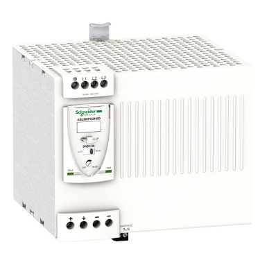 ABL8WPS24400 - Regulated Switch Power Supply, 3phase, 380..500V, 24V, 40 A - Schneider Electric - Regulated Switch Power Supply, 3phase, 380..500V, 24V, 40 A - Schneider Electric - 0