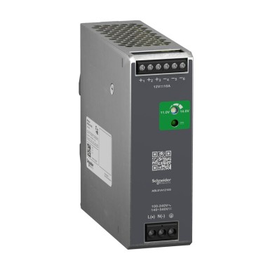 ABLS1A12100 - Regulated Power Supply, 100240V AC, 12V 10 A, single phase, Optimized - Schneider Electric - Regulated Power Supply, 100240V AC, 12V 10 A, single phase, Optimized - Schneider Electric - 0