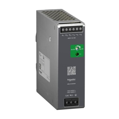 ABLS1A48025 - Regulated Power Supply, 100240V AC, 48V 2.5 A, single phase, Optimized - Schneider Electric - Regulated Power Supply, 100240V AC, 48V 2.5 A, single phase, Optimized - Schneider Electric - 0