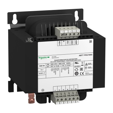 ABT7PDU100G - Voltage transformer 230..400 V 2 x 115 V 1 KVA - Schneider Electric - Voltage transformer 230..400 V 2 x 115 V 1 KVA - Schneider Electric - 0