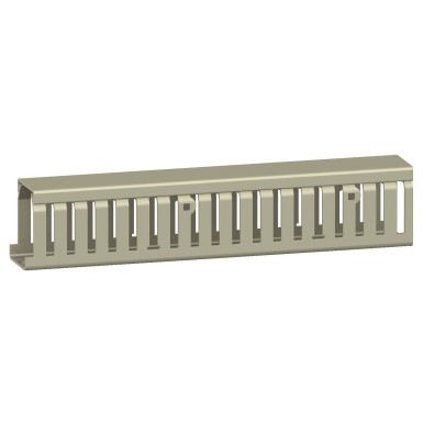 AK2GD2525 - Spacial S3D - trunking - without cover - 25x25mm - set of 8 - gray - Schneider Electric - Spacial S3D - trunking - without cover - 25x25mm - set of 8 - gray - Schneider Electric - 0