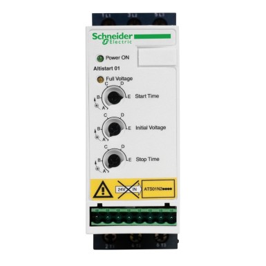 ATS01N206LU - Soft starter for asynchronous motor ATS01 6 A 200..240V 0.75..1.1 KW - Schneider Electric - Soft starter for asynchronous motor ATS01 6 A 200..240V 0.75..1.1 KW - Schneider Electric - 0