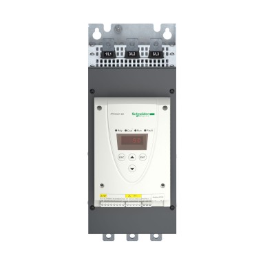 ATS22C11S6 - Soft starterATS22control 220Vpower 230V(30kW)/400...440V(55kW)/500V(75kW) - Schneider Electric - Soft starterATS22control 220Vpower 230V(30kW)/400...440V(55kW)/500V(75kW) - Schneider Electric - 3