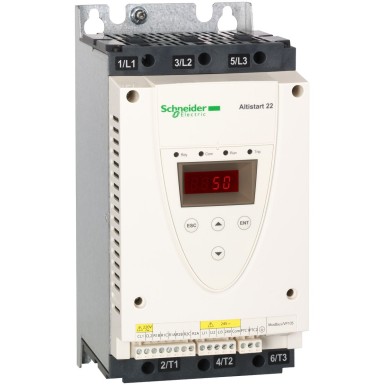 ATS22D17Q - Soft starterATS22control 220Vpower 230V(4kW)/400...440V(7.5kW) - Schneider Electric - Soft starterATS22control 220Vpower 230V(4kW)/400...440V(7.5kW) - Schneider Electric - 0