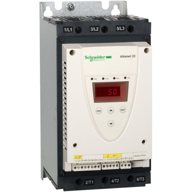 ATS22D62Q - soft starter-ATS22-control 220V-power 230V(15kW)/400...440V(30kW) - Schneider Electric - soft starter-ATS22-control 220V-power 230V(15kW)/400...440V(30kW) - Schneider Electric - 0