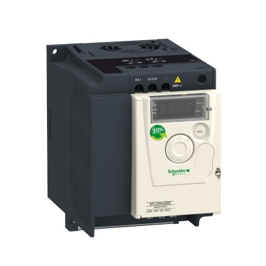 ATV12H075F1 - Variable speed drive ATV12 0.75kW 1hp 100..120V 1ph with heat sink - Schneider Electric - Variable speed drive ATV12 0.75kW 1hp 100..120V 1ph with heat sink - Schneider Electric - 0