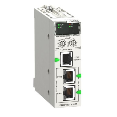 BMXCRA31210C - Coated Modicon X80 RIO Drop E/IP Performance Service port Advanced features - Schneider Electric - Coated Modicon X80 RIO Drop E/IP Performance Service port Advanced features - Schneider Electric - 0