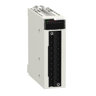 BMXDRA0815H - Discrete output module, Modicon X80, 8 NO relay outputs, 24 to 240V AC / 24 to 125V DC, for severe environments - Schneider Electric - Discrete output module, Modicon X80, 8 NO relay outputs, 24 to 240V AC / 24 to 125V DC, for severe environments - Schneider Electric - 0