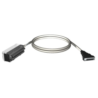 BMXFTA1522 - cord set - 20 ways terminal - SUB-D 25 for X80 I/O - 1.5 m , HART - Schneider Electric - cord set - 20 ways terminal - SUB-D 25 for X80 I/O - 1.5 m , HART - Schneider Electric - 0