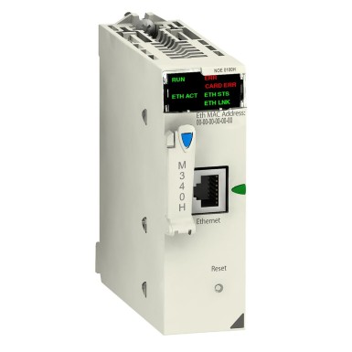 BMXNOE0100H - Ethernet TCP/IP network module, Modicon M340 automation platform, transparent ready class B30 server - Schneider Electric - Ethernet TCP/IP network module, Modicon M340 automation platform, transparent ready class B30 server - Schneider Electric - 0