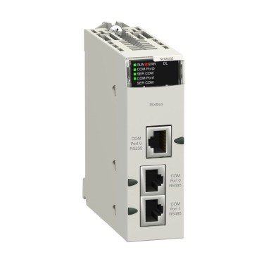 BMXNOM0200 - Communication module, Modicon X80, Serial link module, 2 RS-485/232 ports in Modbus and Character mode - Schneider Electric - Communication module, Modicon X80, Serial link module, 2 RS-485/232 ports in Modbus and Character mode - Schneider Electric - 0